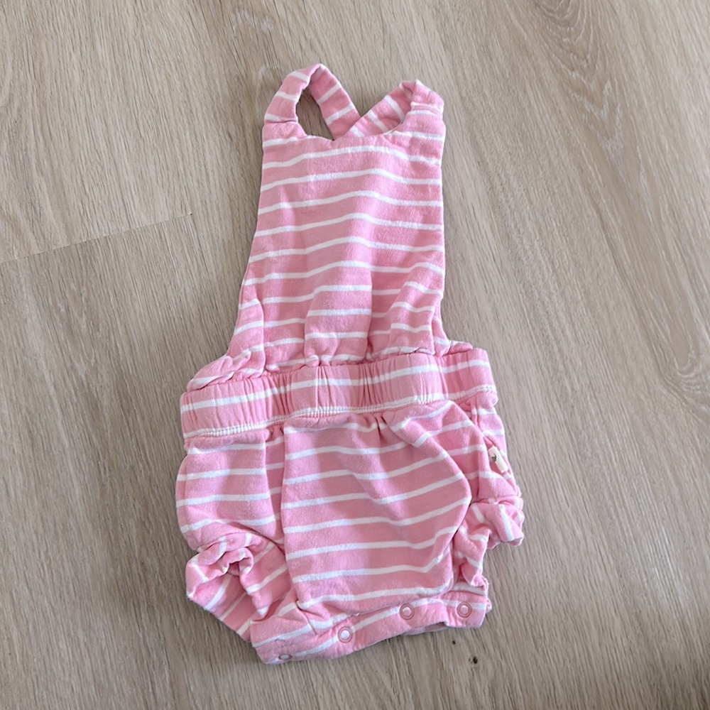Monica + Andy organic cotton X-back romper
